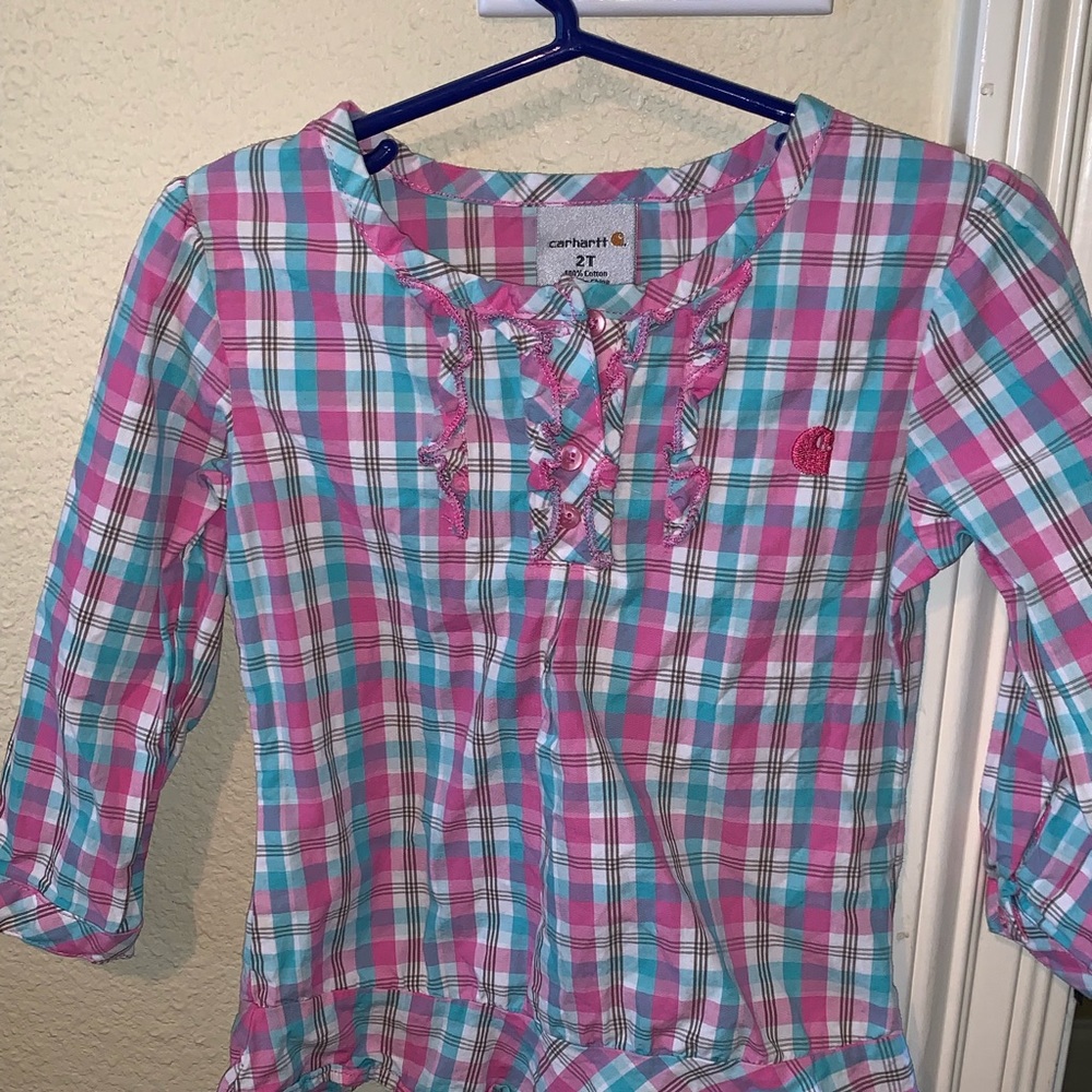 Plaid tunic